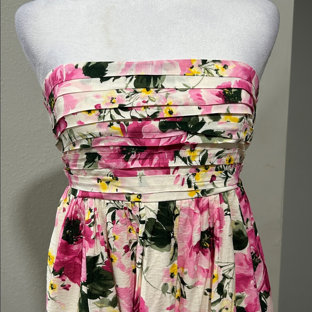 Abercrombie & Fitch Emerson Strapless Floral Maxi Dress XS - Picture 4 of 12